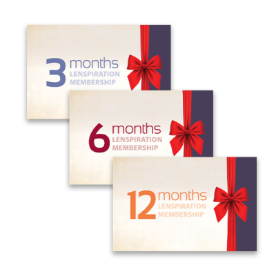 Lenspiration Membership - Gift Cards