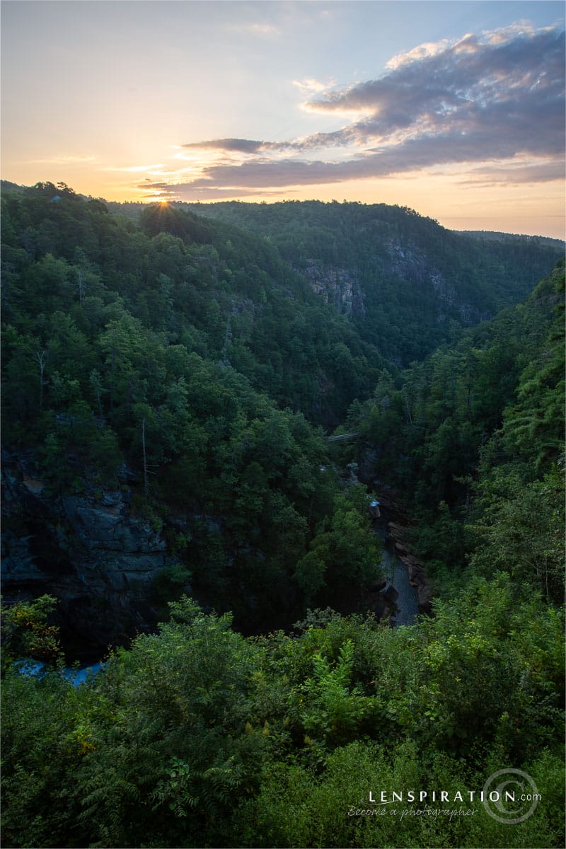 Tallulah Gorge State Park sunrise