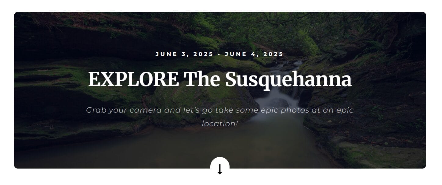 EXPLORE The Susquehanna Landscape Workshop details
