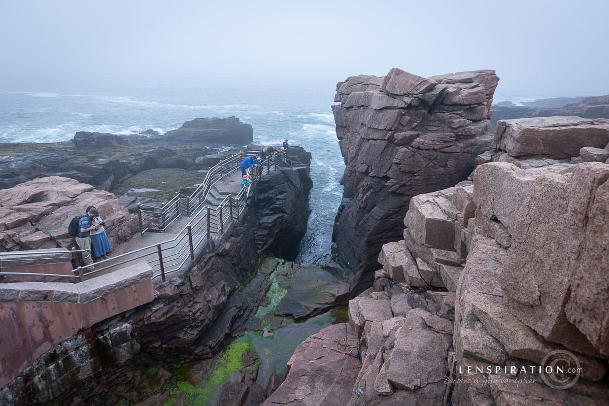 Thunder Hole at Acadia National Park in Maine
