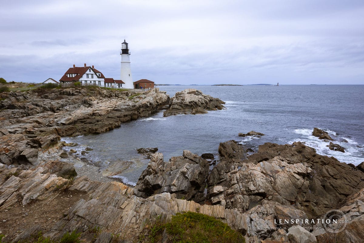 Portland Head Lighthouse, Maine, the iconic shot.