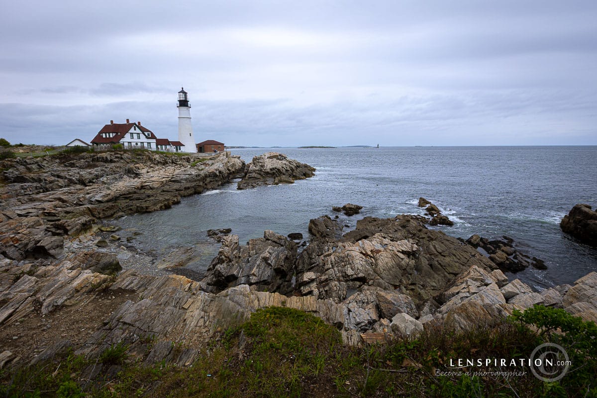 Portland Head Lighthouse, Maine, one of the most iconic lighthouses in the world.