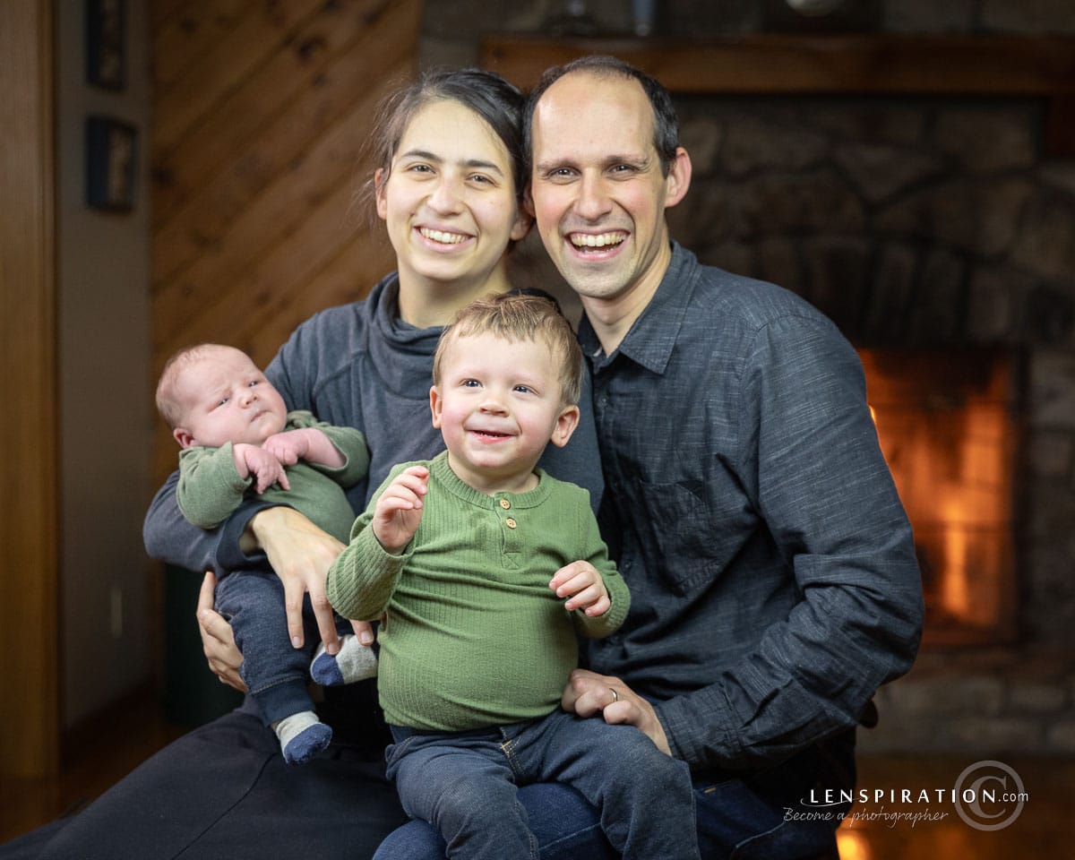 Christmas family photography gift idea portrait