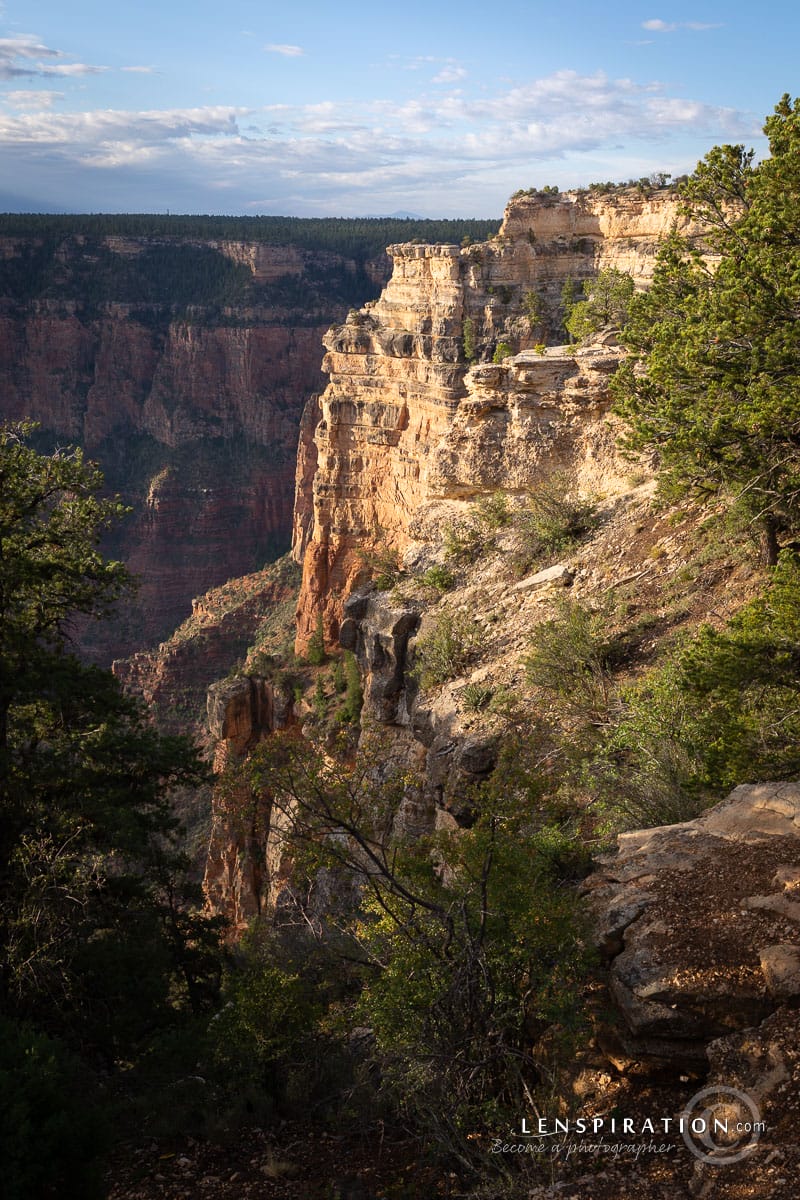 Shot from the parking lot at Grandview Point Overlook