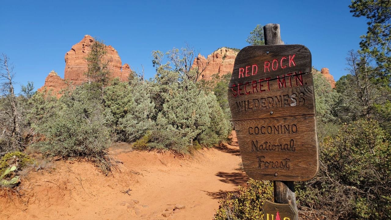 Desert view, Red Rock Secret Mountain Wilderness, Coconino National Forest