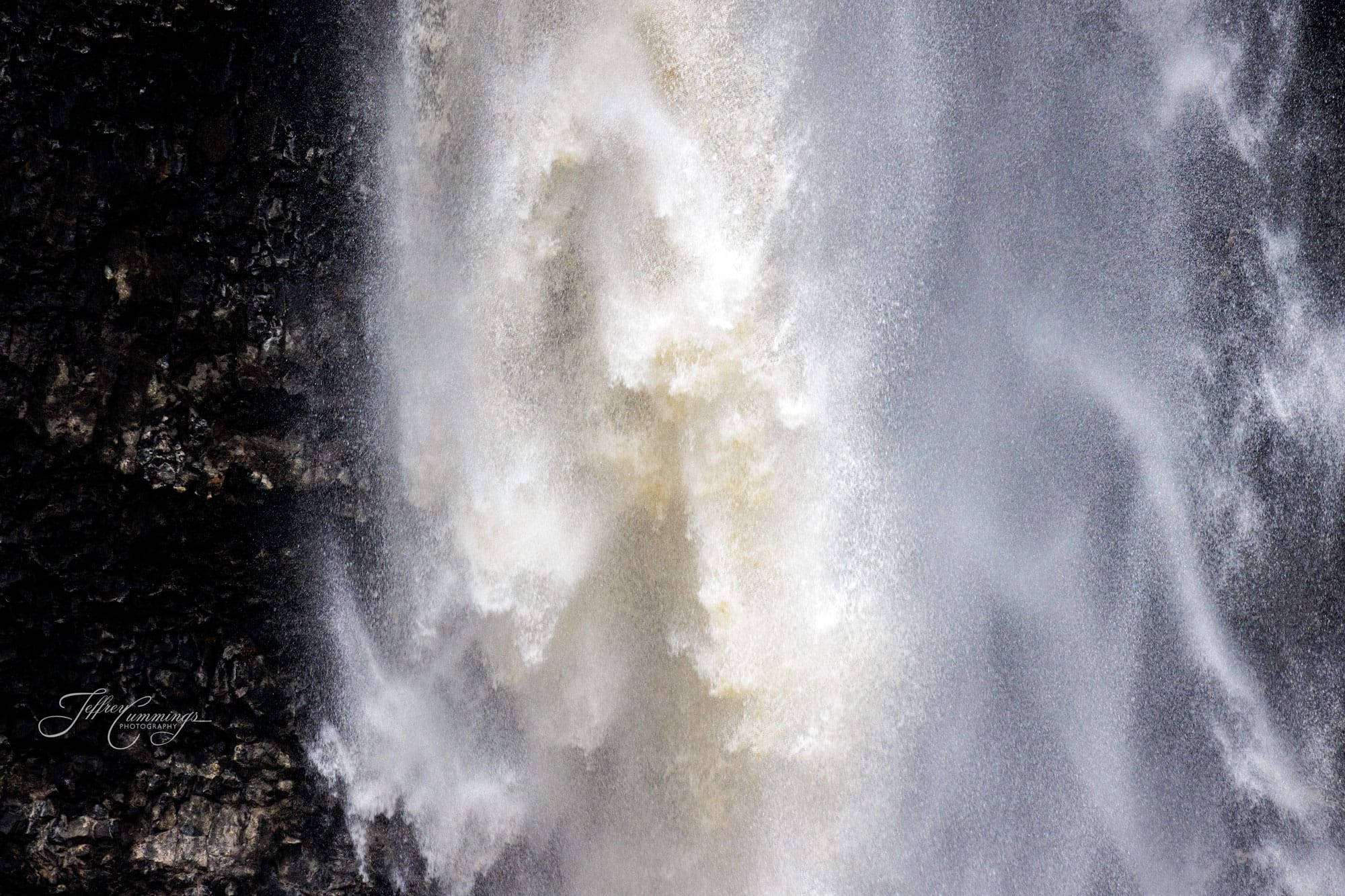 Waterfall at Banks Lake in Washington