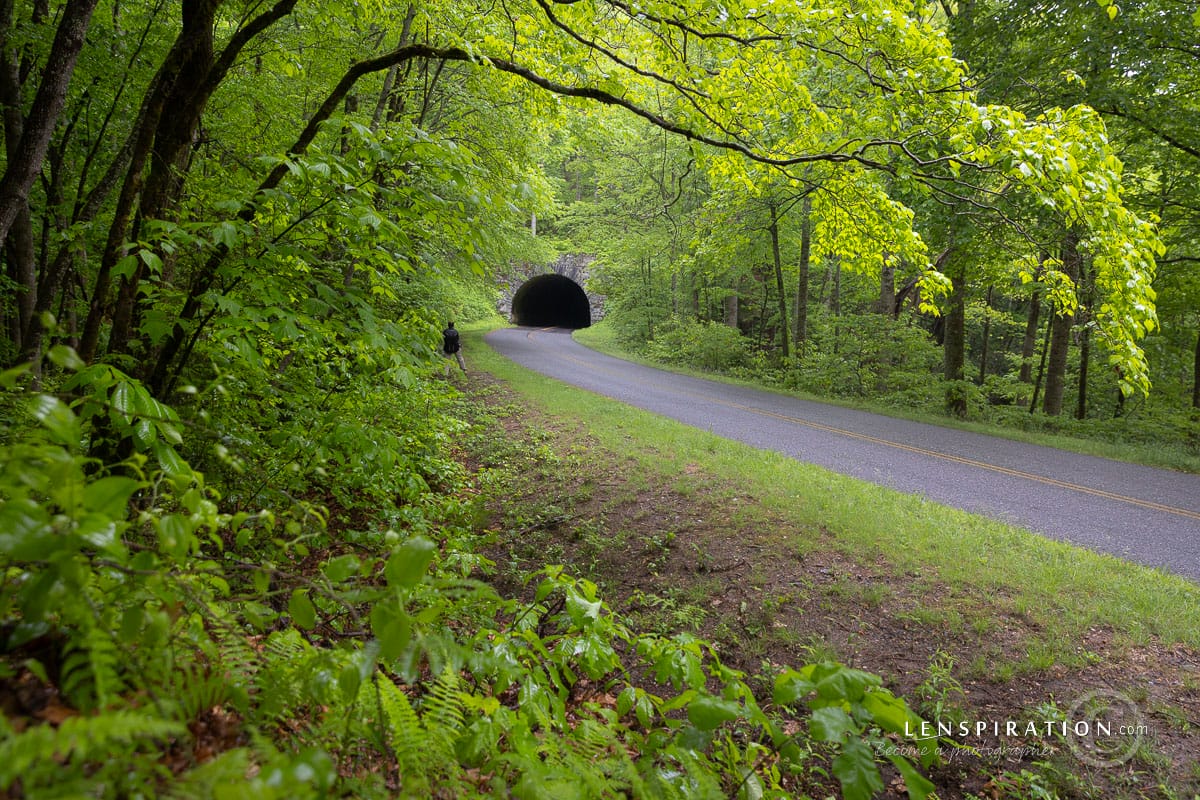 Sherrill Cove Tunnel blue ridge parkway smoky mountains