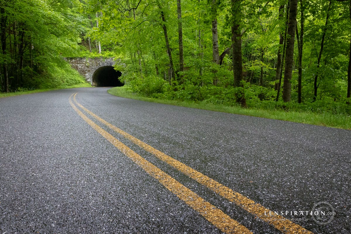 Sherrill Cove Tunnel blue ridge parkway smoky mountains