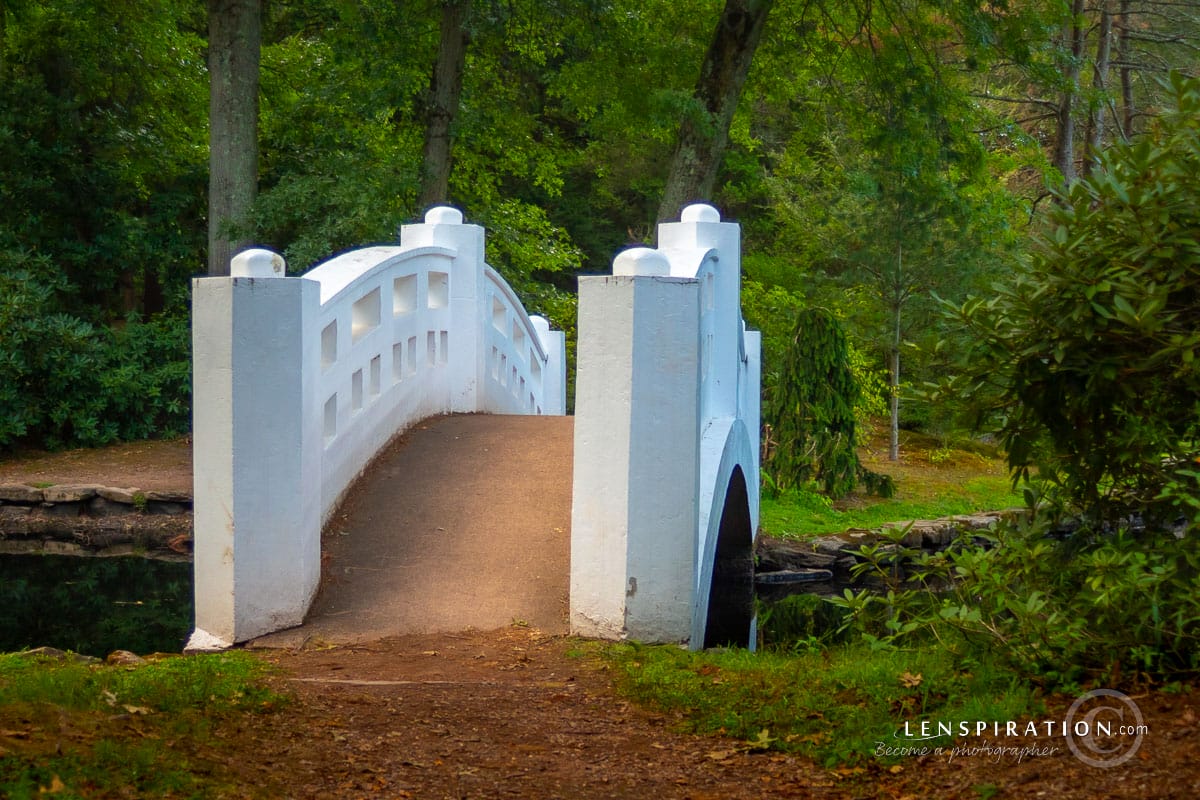Bridge in Wickham Park Gardens, Manchester, Connecticut by Lenspiration photographer James Staddon